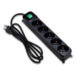 FMP5IIG Multipresa Filtrata Power Cleaner 5 Ita, Interruttore Luminoso Child Protection Spina Ingresso Italia