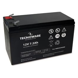 Tecnoware Power Battery 12v 7.2ah Faston 6.3mm