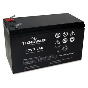 Tecnoware Power Battery 12v 7.2ah Faston 6.3mm