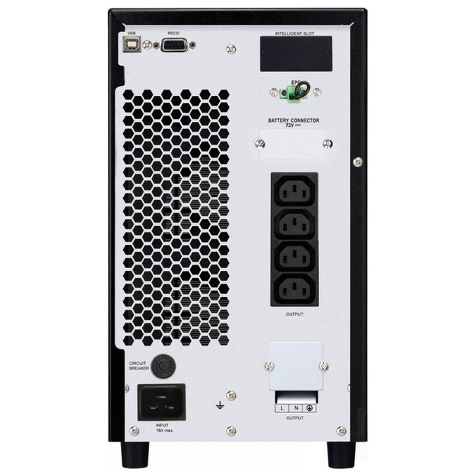 Tecnoware FGCEDP3602IEC EVO DSP PLUS Gruppo di Continuita' UPS Tower On-Line 3600VA 3240W Doppia Conversione USB RS232