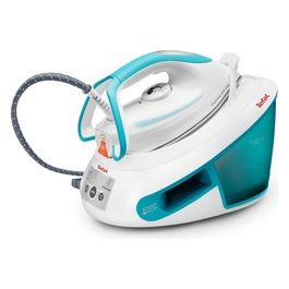 Tefal SV 8010 Ferro da Stiro a Caldaia 2800W 1,8 Litri Turchese/Bianco