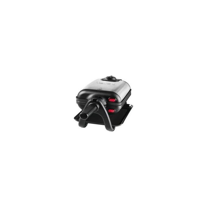 Tefal WM756D Piastra per Waffle 1200W Nero/Acciaio Inossidabile