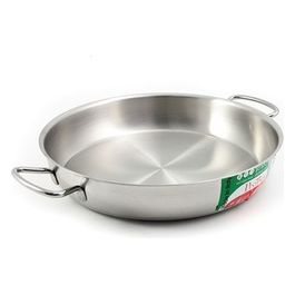 Tegame per induzione con 2 manici in acciaio Inox Diametro 36