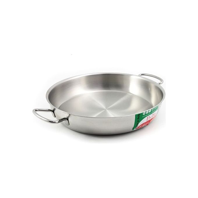 Tegame per induzione con 2 manici in acciaio Inox Diametro 36