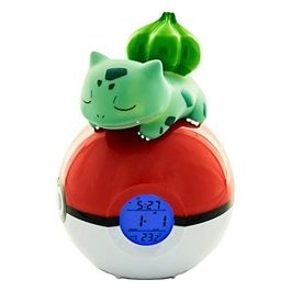 Radiosveglia Lampada Pokemon Bulbasaur Sleeping W/Poke Ball