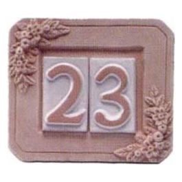 Portanumero Vasarte Terracotta 1 Posto