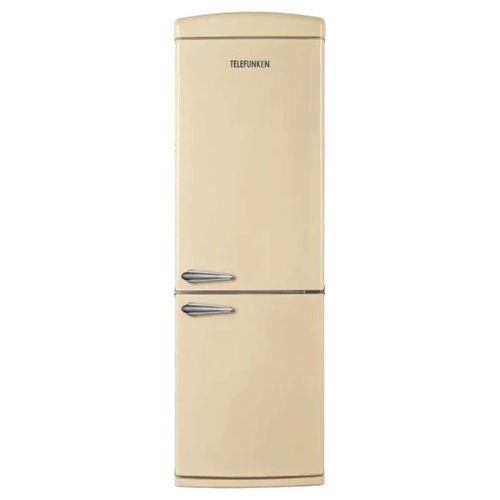 TKBM379BREF - Frigorifero Combinato 294 L, 186 cm, Classe F, 41 dB, No Frost, Design Retrò, Beige