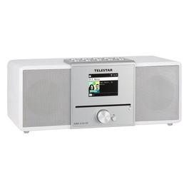 Dira S32i Radio Portatile Analogico e Digitale con Lettore CD Bianco