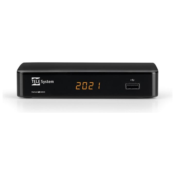 Image of Telesystem Decoder Digitale Terrestre Dvb-t T2 Hd High Definition Mpeg-2