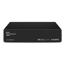 Telesystem Decoder Digitale Terrestre Ts6105 DVB-T/T2 HD MPEG-2, MPEG-4 H264/AVC, H.265/HEVC Main10