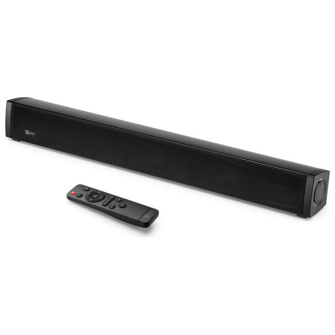 TELE System TS5430W Sonic Soundbar 30W Bluetooth 5.0 HDMI ARC USB AUX 12V per TV e Camper colore Nero