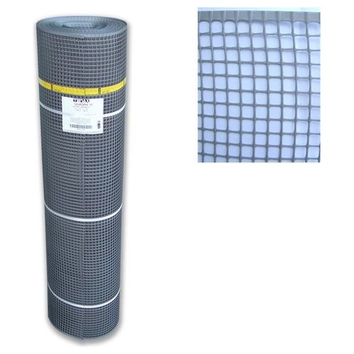 62345302 Quadra 10 Rete Plastica Protezione Maglia 10x10 mm 1x30 m colore Argento