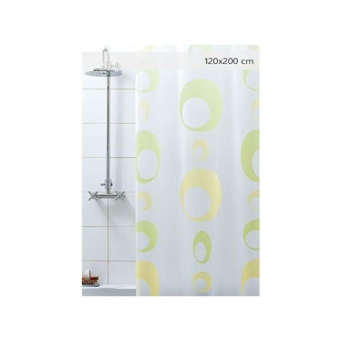 Tenda Doccia 120X200 Bolle Verde Acqua