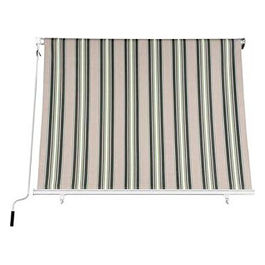 Tenda da sole a caduta per esterno 200x250 cm verde beige tessuto 280 gr mq pgona