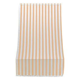 Tenda Sole Per Porta Con Anelli Riga Beige L. 140 H. 250