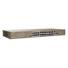 switch 24 ports PoE 10/100Mbps  1 GE/SFP - Business
