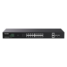 Switch Gigabit PoE 18 Porte RJ45 + 2 SFP Non Gestito TEG1120P-16-250W