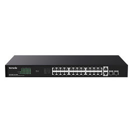 Switch PoE+ Gigabit 26 Porte RJ45 2 SFP Non Gestito TEG1128P-24-410W
