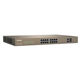 TEF1218P-16-250W Switch di Rete L2 Fast Ethernet 10/100 Grigio Supporto Power over Ethernet