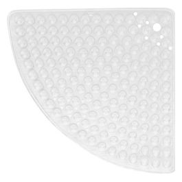 Tappeto Antiscivolo Silver/Alluminio/Incolore/Trasparente Pvc 0,6x60x60 Cm