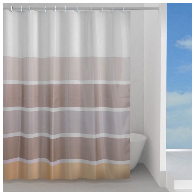 Gedy Tenda Doccia Poliestere G-Spiaggia Tessuto 200x180x0,1 Cm