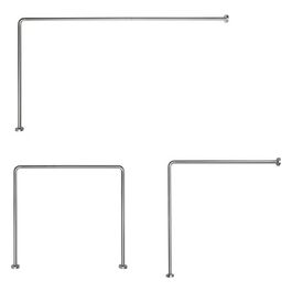 Telaio Universale Cromato Alluminio 2x170x80 Cm