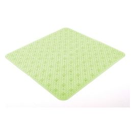 Gedy Tappeto Antiscivolo G-Solid Verde Opalino Pvc 0,1x53x53 Cm