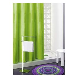 Tenda Doccia Poliestere Monocromo Verde Acido Tessuto 200x240x0,1 Cm