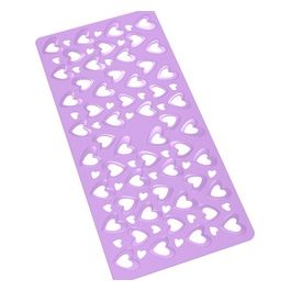 Tappeto Antiscivolo Lilla Pvc 75x36x0,4 Cm