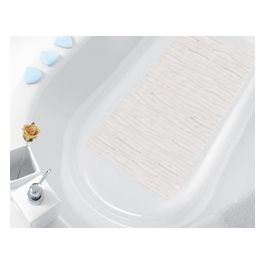 Tappeto Antiscivolo Bianco Pvc 75x36x0,4 Cm