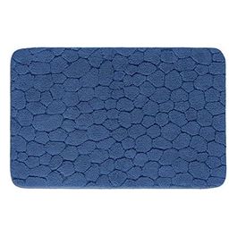 Tappeto In Cotone Blu Cotone 1,5x60x100 Cm