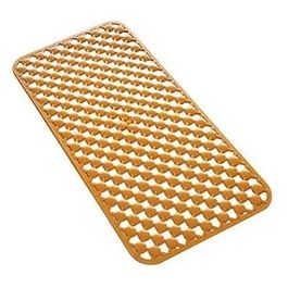 Tappeto Antiscivolo G-Geo Arancio Pvc 68x35x0,6 Cm