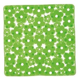 Gedy Tappeto Antiscivolo G-Margherita Verde Opalino Pvc 0,6x51,5x51,5 Cm