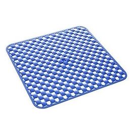 Tappeto Antiscivolo G-Geo Blu Pvc 51,5x51,5x0,6 Cm