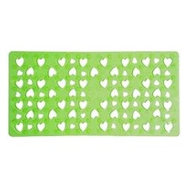 Tappeto Antiscivolo Verde Acido Pvc 71,5x35,5x0,6 Cm