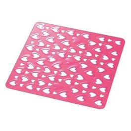 Tappeto Antiscivolo Fucsia Pvc 55x55x0,4 Cm