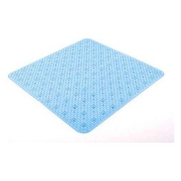 Gedy Tappeto Antiscivolo G-Solid Azzurro Opalino Pvc 0,1x53x53 Cm