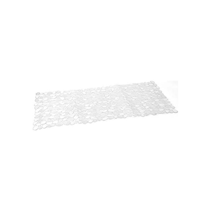 Gedy Tappeto Antiscivolo G-River Silver/Alluminio/Incolore/Trasparente Pvc 0,5x54x54 Cm