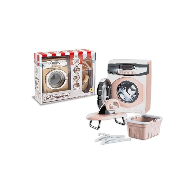 Image of Teorema Lavatrice Giocattolo Miss Signorina con set Lavanderia