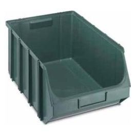 Contenitore Aperto con Porta Ettichetta 308 x 610 x 250 mm Plastica Verde alta Resistenza agli urti Union box