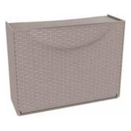 Terry Harmony Box Scarpiera Rattan Tortora 51x19x39 cm