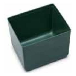 Vaschetta Multiuso 92 x 107 x 79 mm Plastica Verde alta Resistenza agli urti