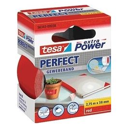 Tesa Cf6 nastro Telato 38mmx2 75m Rosso