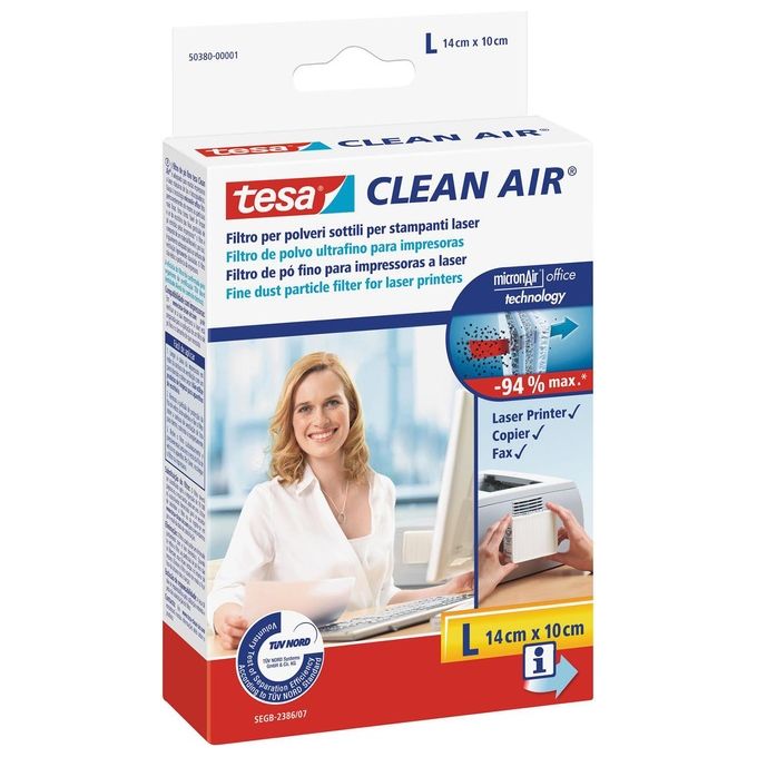 Tesa Clean air Filtro Stampanti e fax large