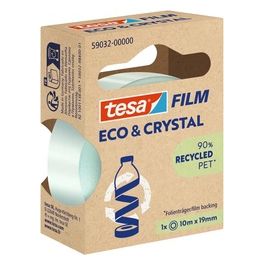 Confezione10 Tesafilm Eco Crystal 10x19 Hfb