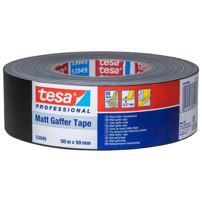 Tesa Duct Tape 50mtx50mm Gaffer Tape Black