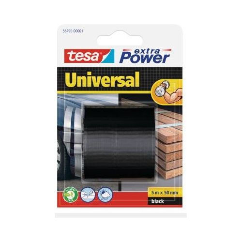 Tesa Nastro Telato Americano Extra Power Universale mm50 x5mt nero