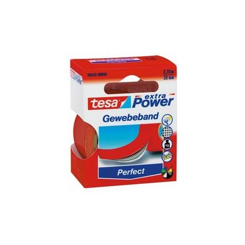 Nastro di Tessuto 2.75mtx38mm Extra Power Rosso