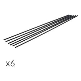 Bastoncini Diffusori Neri 6 Pezzi Fancy