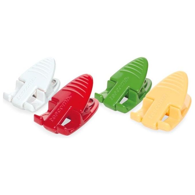 Tescoma Molletta Clip chiudi sacchetti Pezzi 4 Cm 6 Presto